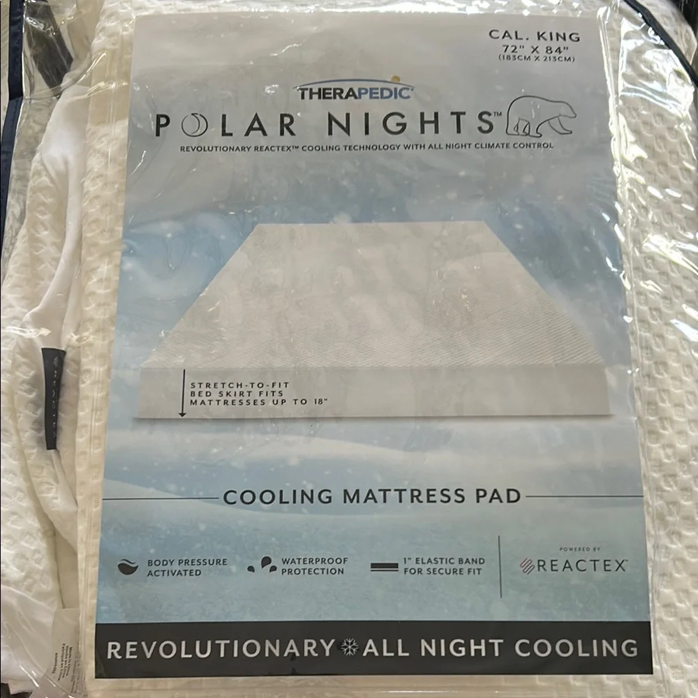 Polar Nights Cooling Mattress Pad - White Never used